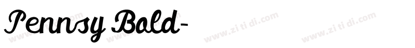 Pennsy Bold字体转换